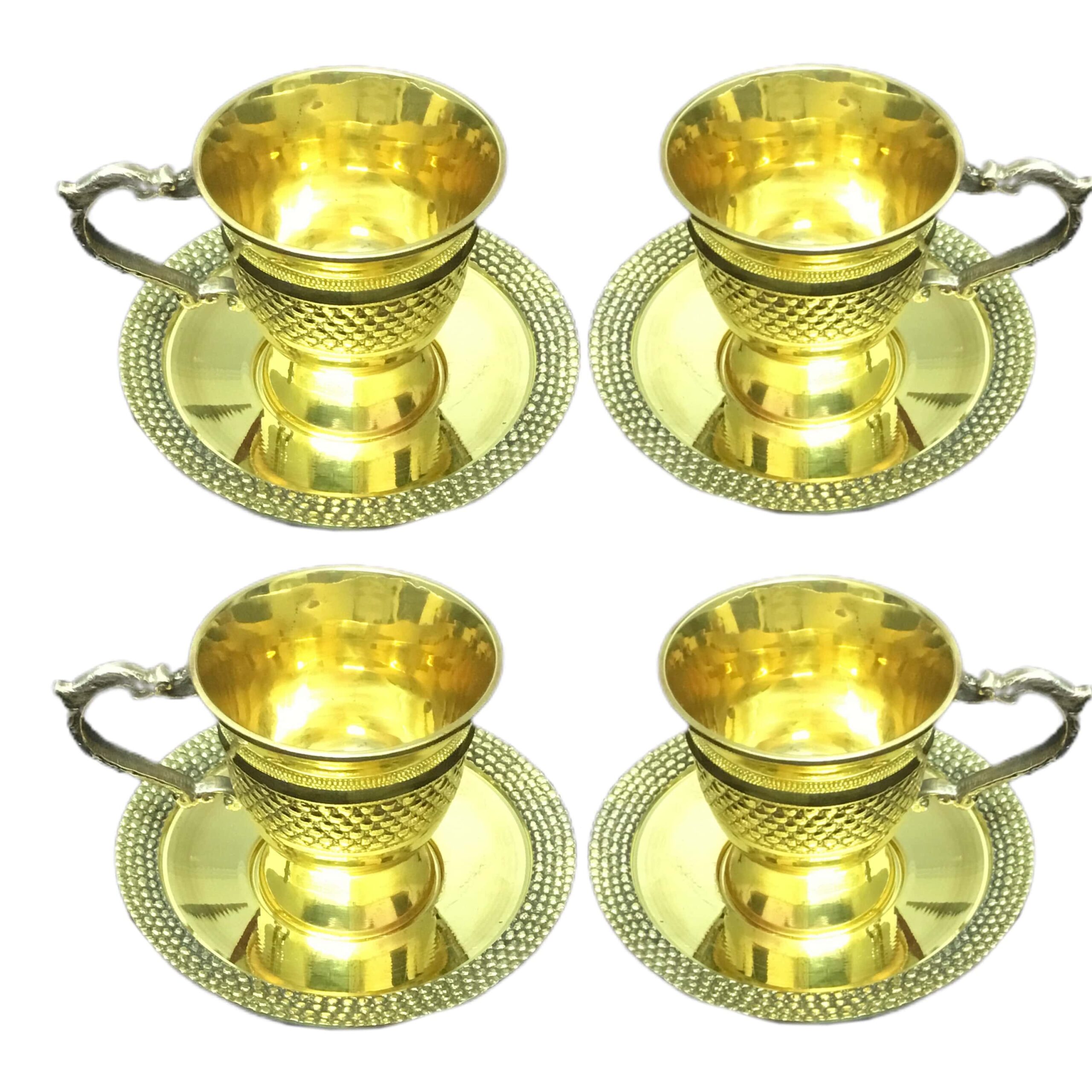 goldenbrew elegance brass gold tea cup and saucer goldenbrew elegance brass gold tea cup and saucer