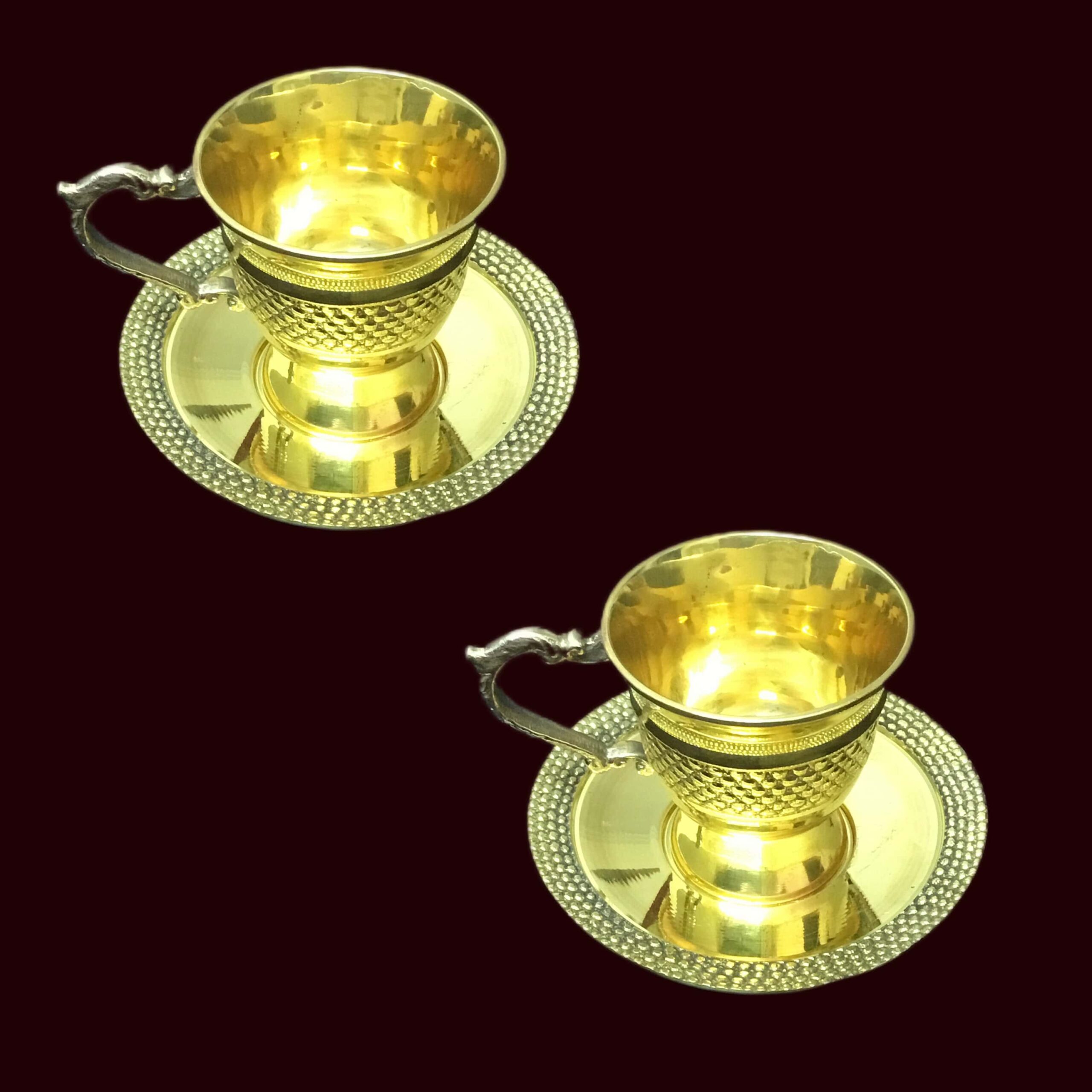 goldenbrew elegance brass gold tea cup and saucer goldenbrew elegance brass gold tea cup and saucer