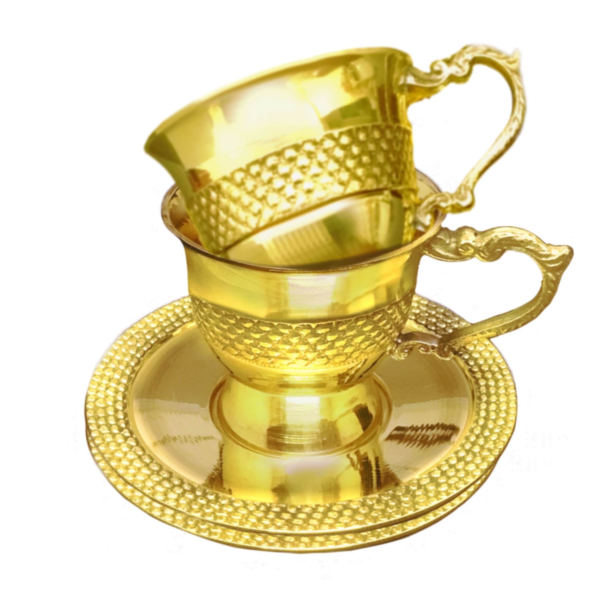 goldenbrew elegance brass gold tea cup and saucer goldenbrew elegance brass gold tea cup and saucer