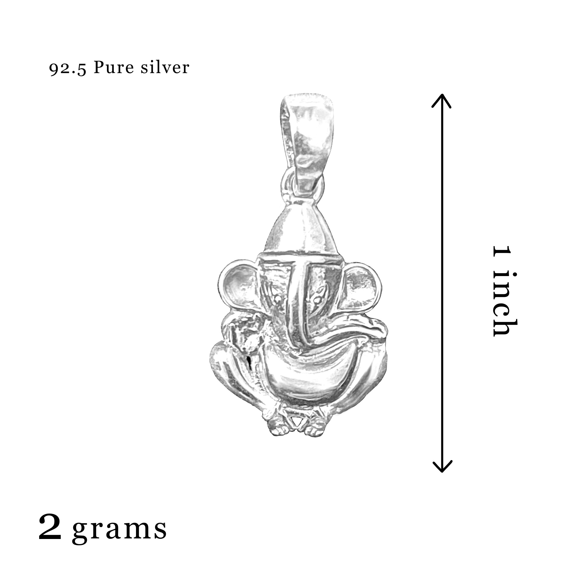 ganesh sterling silver charm pendant ganesh sterling silver charm pendant