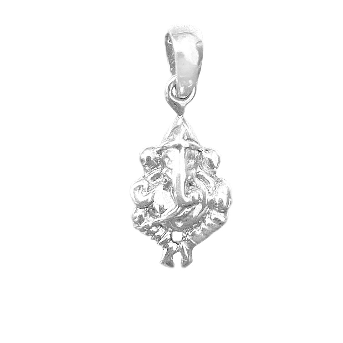 sterling silver lord ganesha pendant charm, 1.7g sterling silver lord ganesha pendant charm, 1.7g
