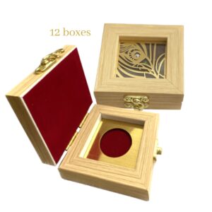 Home peacock gift coin box 12
