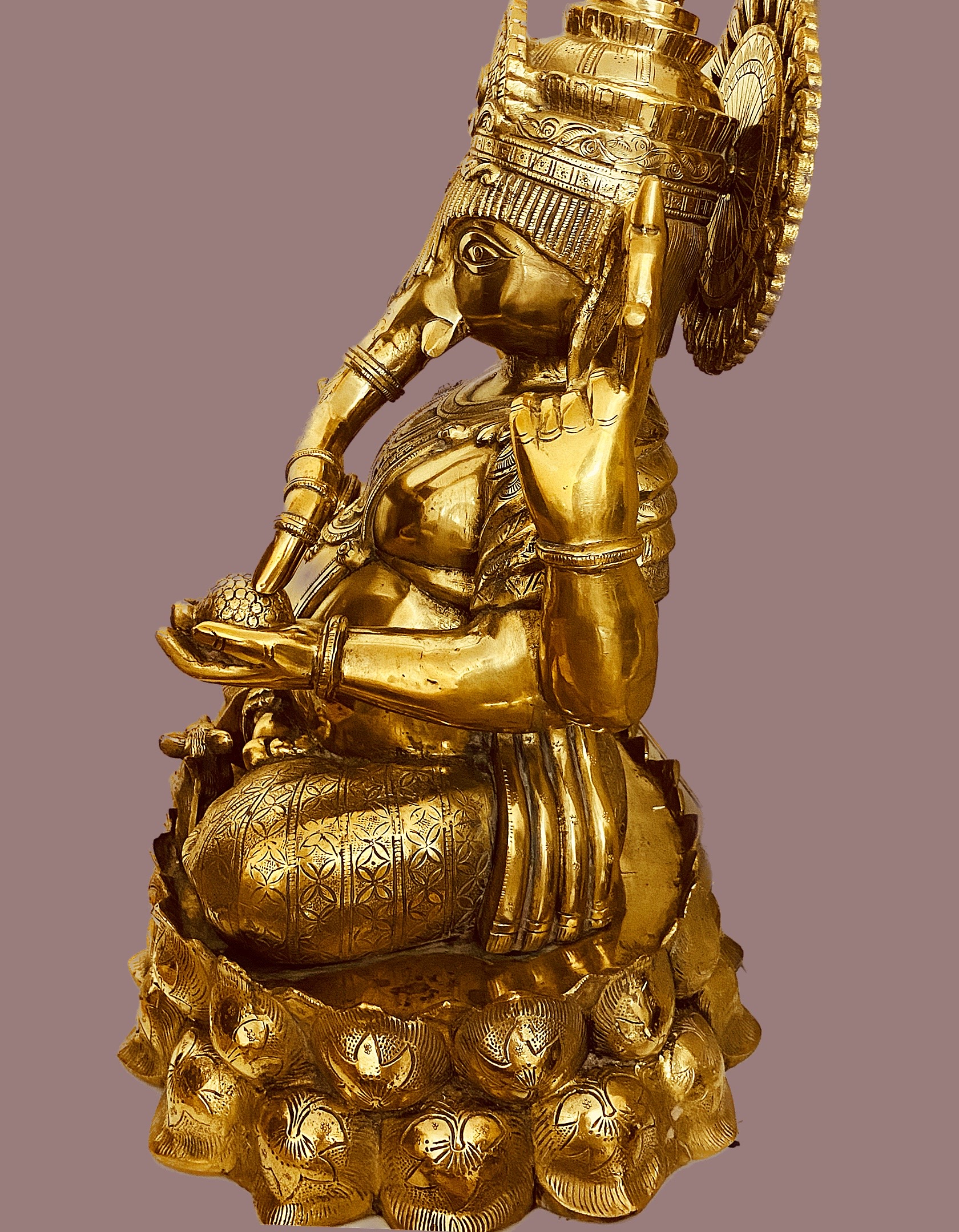 brass lord ganapati/ganesha statue 35 kg 25 inches brass lord ganapati/ganesha statue 35 kg 25 inches