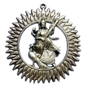 wall chakra saraswati statue