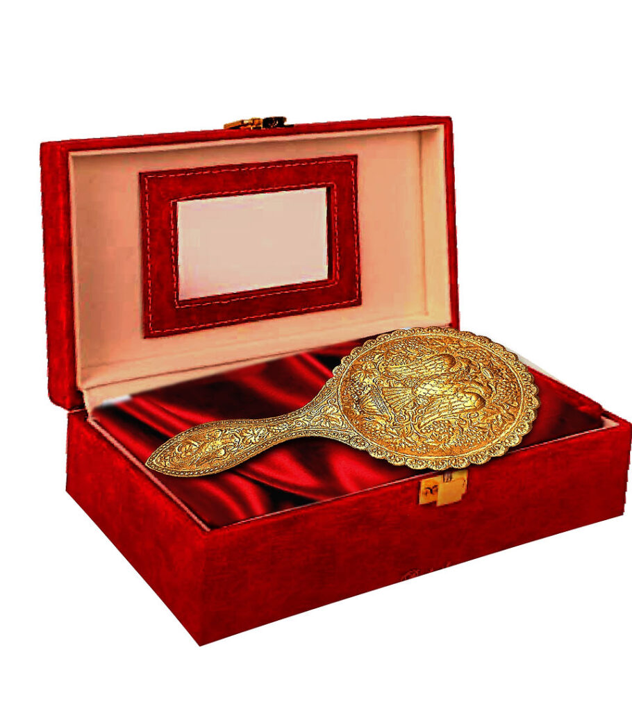 antique two headed eagle mirror