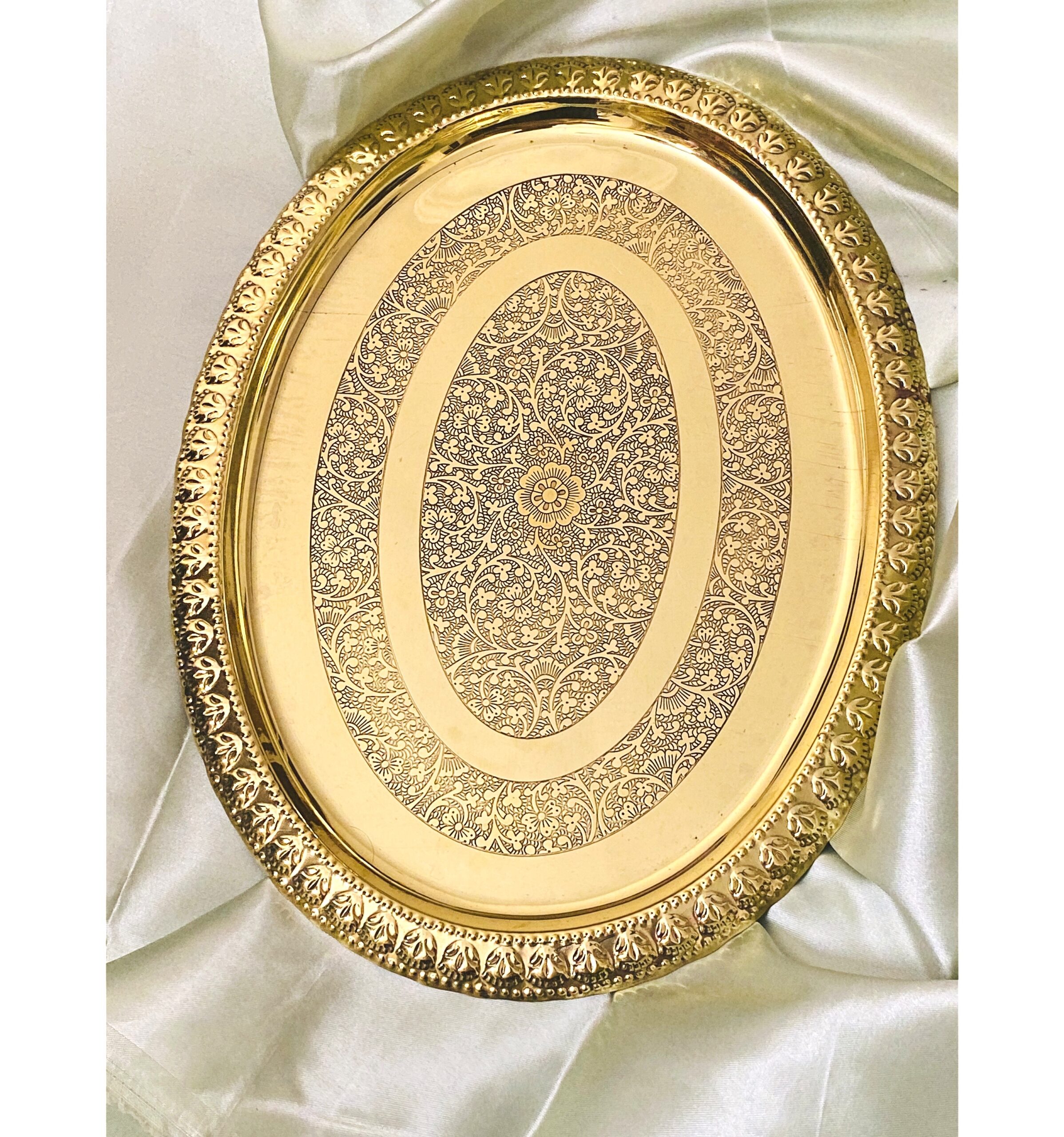 brass akbar royal 4 tea cup set